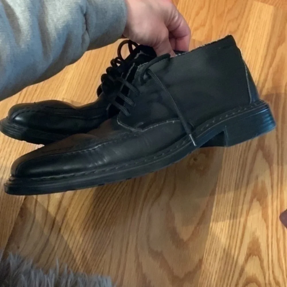 Rieker Risked anti stress mens ankle chukka boots black leather size 43